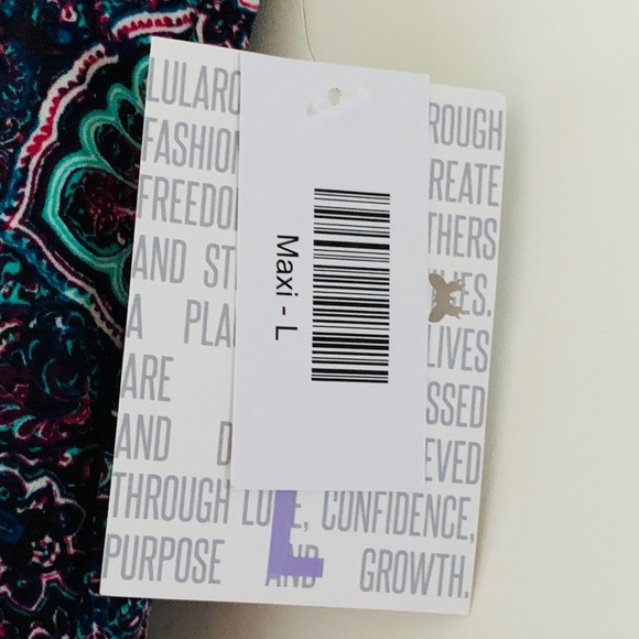 L LuLaRoe Maxi in fun print - Picture 5 of 5